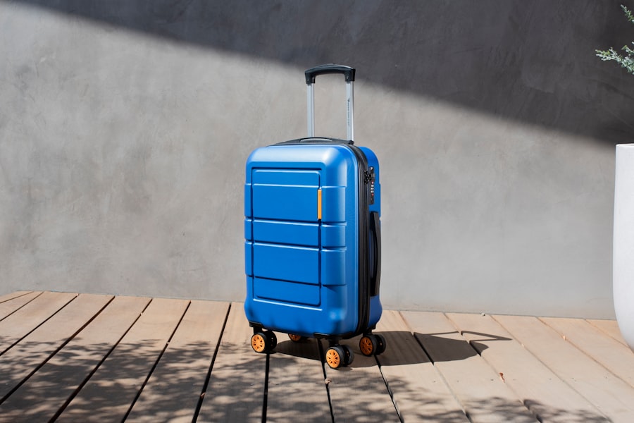 Photo travel with carry-on luggage