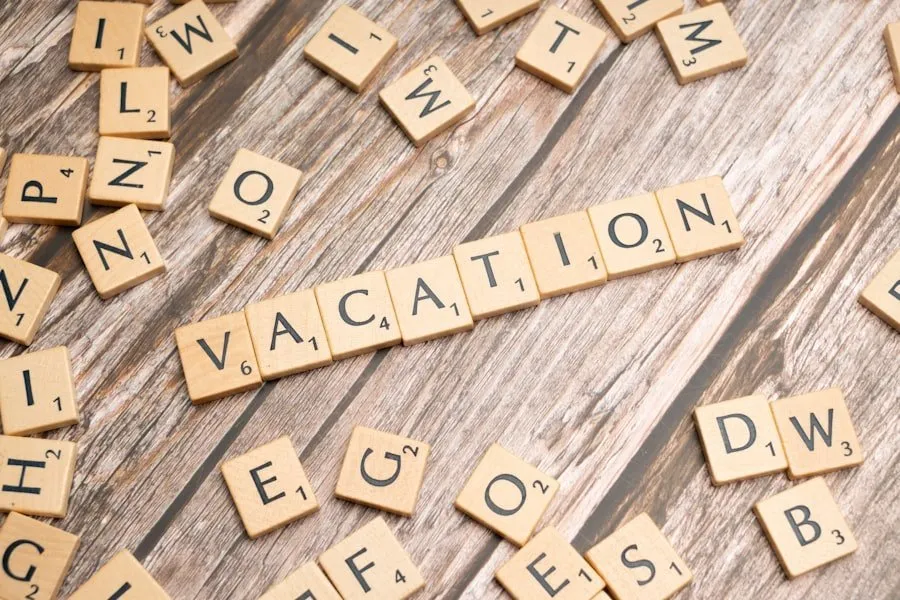 Photo vacation checklist
