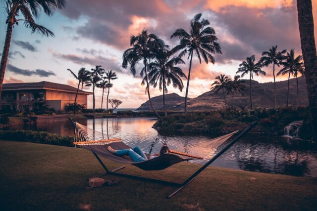 Photo relaxation vacation